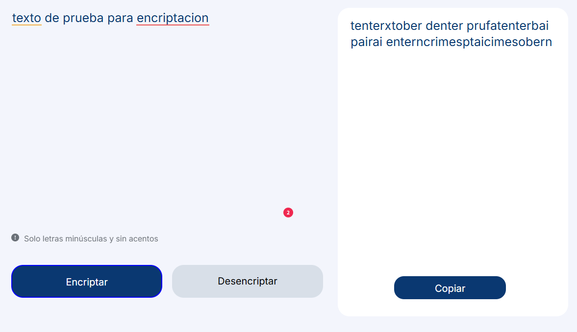 Encriptador de Texto