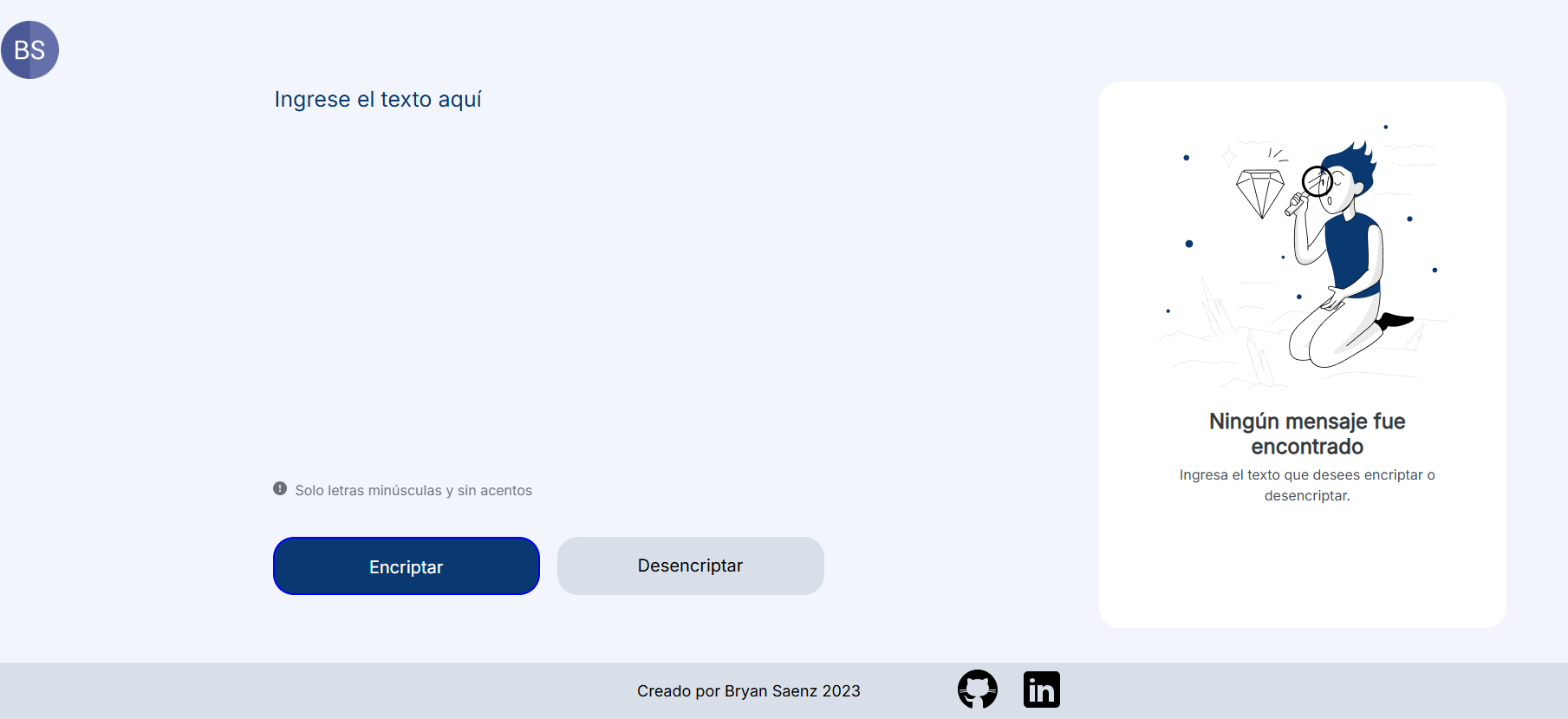 Encriptador de Texto